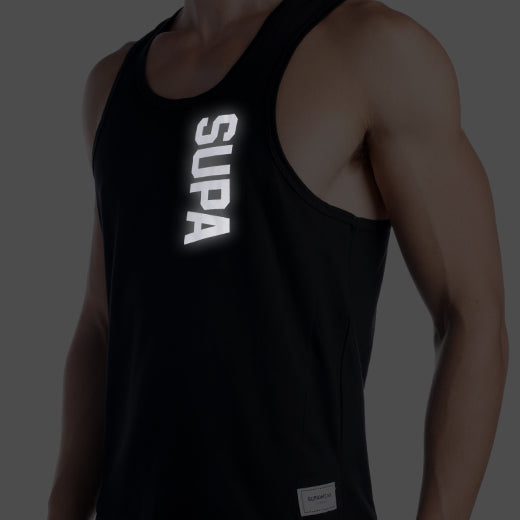 Strike Singlet - Charcoal | SUPAWEAR | Singlets &amp; Tanks