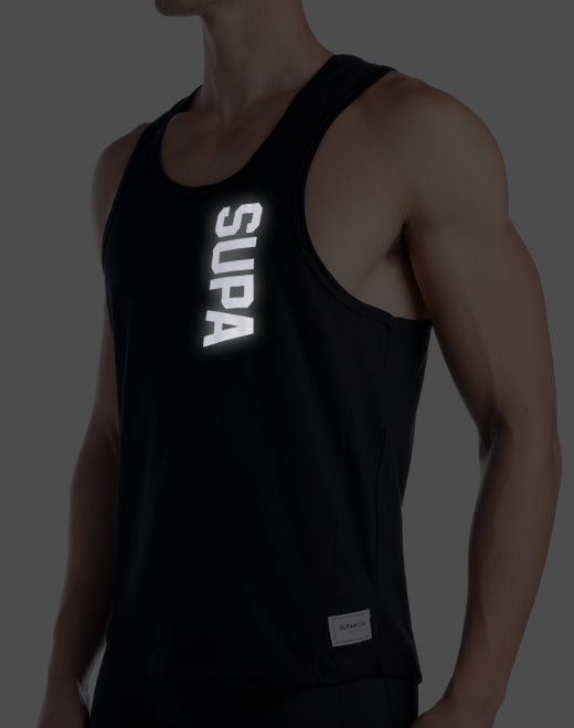 Strike Singlet - Charcoal | SUPAWEAR | Singlets &amp; Tanks