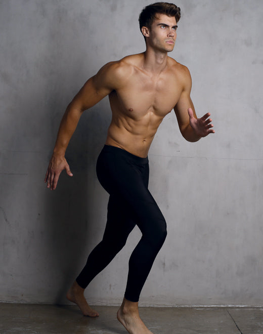 Strike Tights - Black | SUPAWEAR | Tights Gymwear
