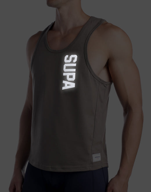 Strike Singlet - Walnut | SUPAWEAR | Singlets &amp; Tanks