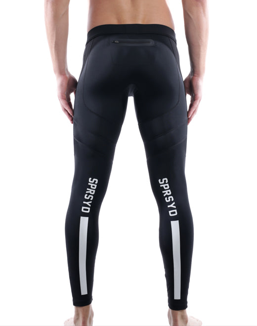 Strike Tights - Black | SUPAWEAR | Tights Gymwear